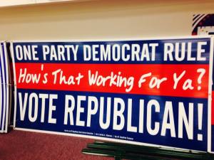 1 party rule hows that working for ya vote republican